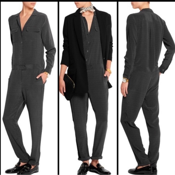 Equipment 100% silk blaise jumpsuit - Picture 1 of 12